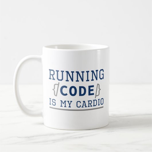 Mug Le Code D'Exécution Est Mon Cardio (Gauche)