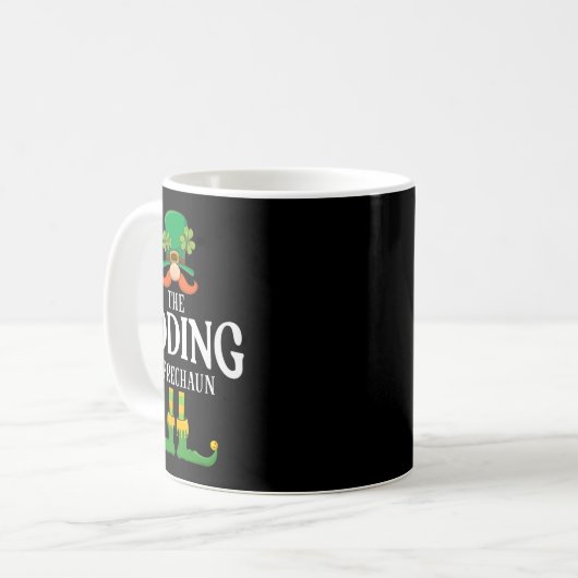 Mug Le Coding Leprechaun St Patricks Day Matching (Devant gauche)