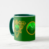MUG LE COEUR CELTIQUE DE SAINT PATRICK (Devant gauche)