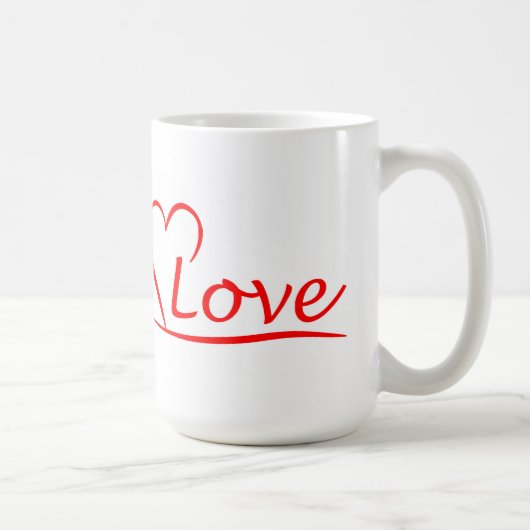 Mug Le Coeur de l'amour (Droite)