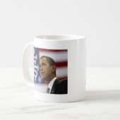 Mug Le coeur de passion de Barack Obama (Devant gauche)