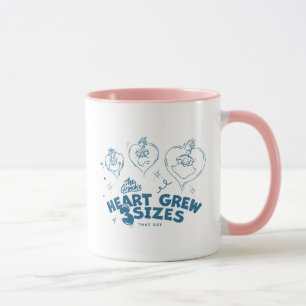 Mug Le cœur du Grinch a grandi de 3 tailles