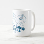 Mug Le cœur du Grinch a grandi de 3 tailles (Devant droit)
