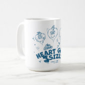Mug Le cœur du Grinch a grandi de 3 tailles (Devant gauche)