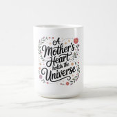 Mug Le cœur d'une mère contient l'univers (Centre)