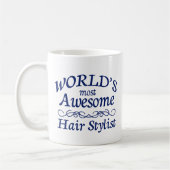 Mug Le coiffeur le plus impressionnant du monde (Gauche)
