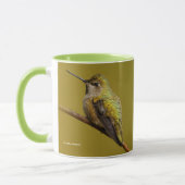 Mug Le colibri d'Anna sur Trumpetvine écarlate (Gauche)