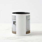 Mug Le collage de cheval dirigent la fenêtre de grange (Centre)