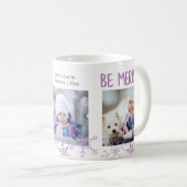 Mug Le collage de photo de vacances soit de joyeux (Devant droit)