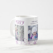 Mug Le collage de photo de vacances soit de joyeux (Devant gauche)