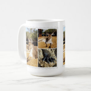 Mug Le collage d'images de kangourou,
