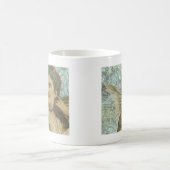 Mug Le collage numérique de la dame ailée (Centre)