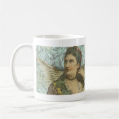 Mug Le collage numérique de la dame ailée (Gauche)