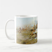 Mug Le combat de Custer par Charles Marion Russell (Gauche)