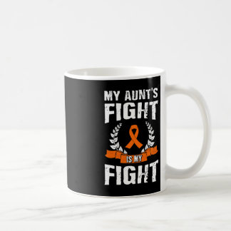 Mug Le combat de ma tante est ma lutte contre la leucé