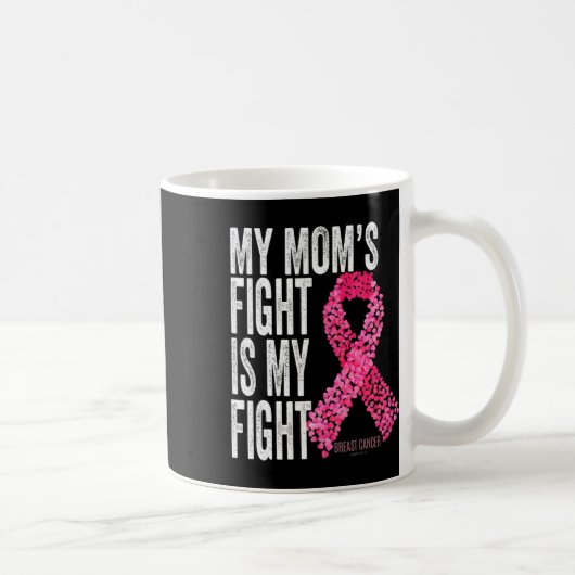 Mug Le combat de maman est mon combat Ruban de sensibi (Droite)
