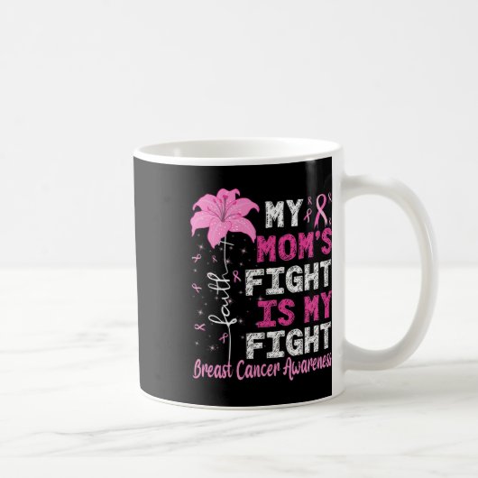 Mug Le combat de maman est mon combat Sensibilisation (Droite)