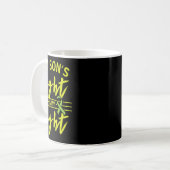 Mug Le combat de mon fils est ma lutte Conscience des (Devant gauche)