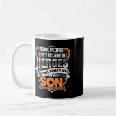 Mug Le combat de mon fils est ma lutte contre la leucé (Gauche)