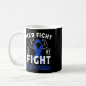 Mug Le combat est mon combat Alopecia sensibilisation  (Gauche)