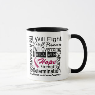 Mug Le combat principal de Cancer de cou persévèrent