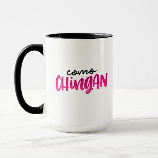 Mug Le como Chingan, à la main (Gauche)