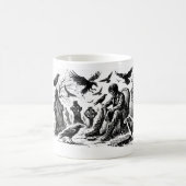 Mug Le compagnon silencieux de Raven (Centre)