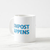Mug Le compostage arrive composteur (Devant gauche)