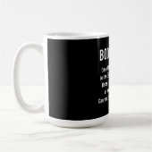 Mug Le "comptable est un mot unique " (Gauche)