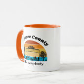 Mug Le comté de Genesee est pour tout le monde (Devant gauche)