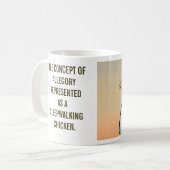 MUG LE CONCEPT DE L'ALLÉGORIE $12,95 (Devant gauche)