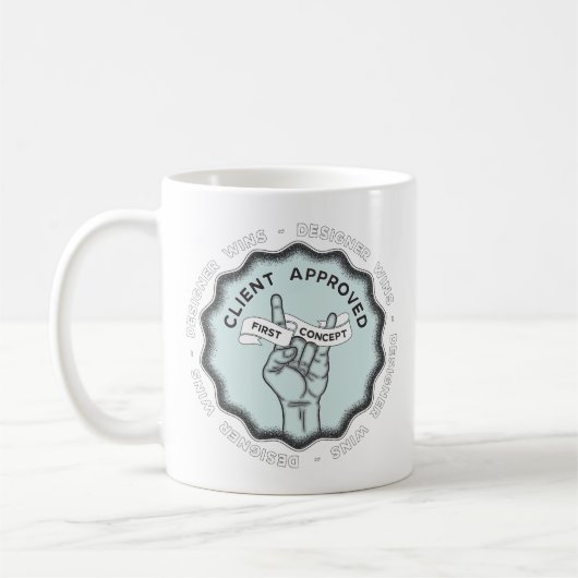 Mug Le concepteur gagne #1 (Gauche)