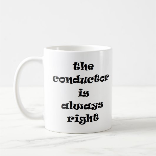 Mug le conducteur a toujours raison (Gauche)