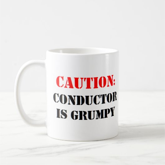 Mug le conducteur est grincheux (Gauche)