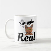 Mug Le Conflit est le vrai Cute Amoureux des chats Cof (Gauche)