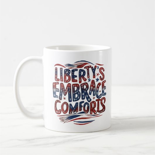 Mug Le confort d'acceptation de Liberty (Gauche)