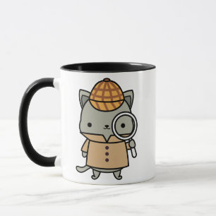 Mug Le Confortable Club De Livres Mystères Purrlock + 