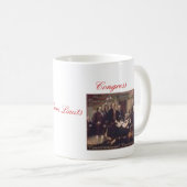 Mug Le congrès continental, limites finales (Devant droit)