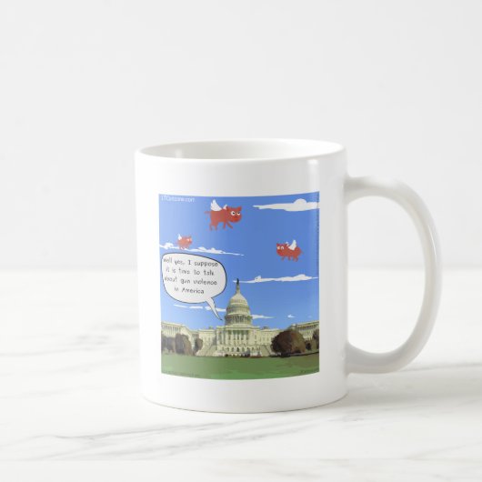 Mug Le Congrès et les discussions sur la violence armé (Droite)