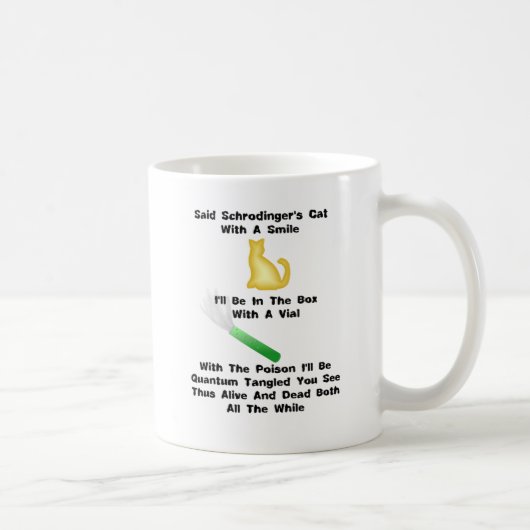 Mug Le conte du chat de Schrodinger (Droite)