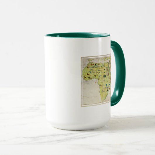 Mug Le continent de l'Afrique (Devant droit)