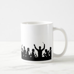 Mug Le contour du conducteur et la bande noircissent