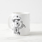 Mug Le contrebandier clown du cirque est en train de b (Devant gauche)