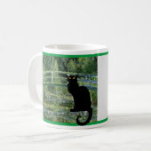 Mug Le Conversation Noir dans le pont japonais (Devant gauche)