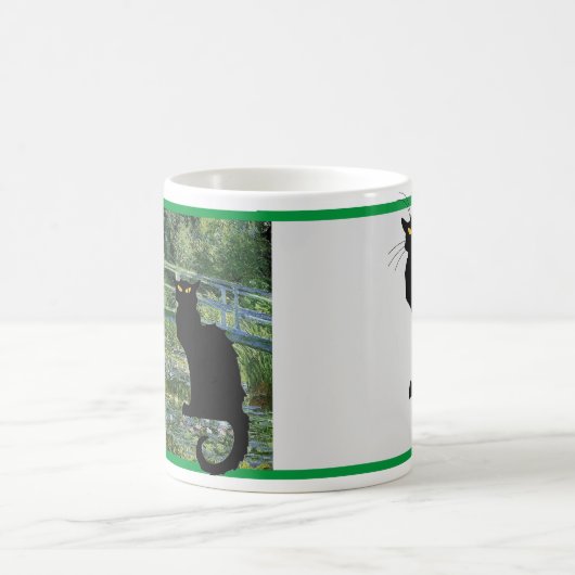 Mug Le Conversation Noir dans le pont japonais (Centre)