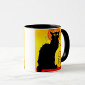 Mug Le Conversation Noir Vintage (Devant droit)