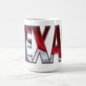 Mug Le cool Patriotic Texas et le drapeau américain (Centre)