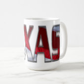Mug Le cool Patriotic Texas et le drapeau américain (Devant droit)