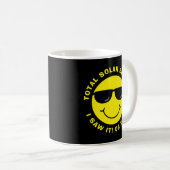 Mug Le cool total Emoji d'éclipse solaire font face (Devant droit)