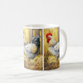 Mug Le coq de la grange (Devant droit)
